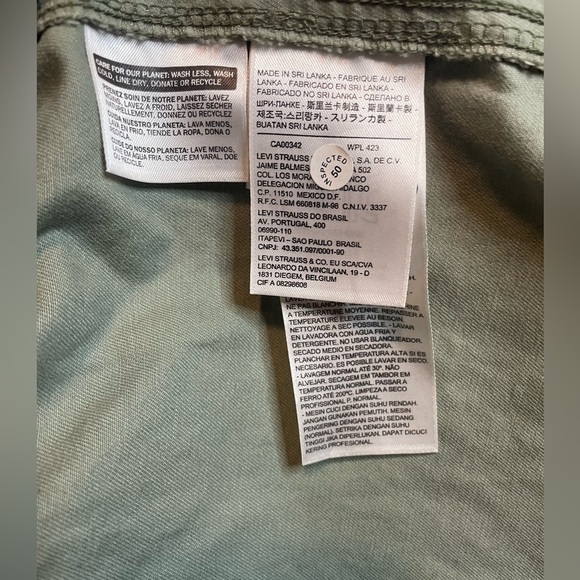 Levi’s Women’s Utility Jacket in light green size Small - Picture 5 of 9